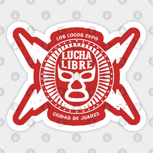 lucha libre mask Sticker by light nightmare